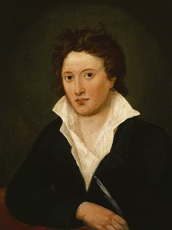 Poträttbild av Percy Bysshe Shelley