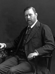 Portrait image of Bram Stoker