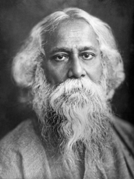 Poträttbild av Rabindranath Tagore