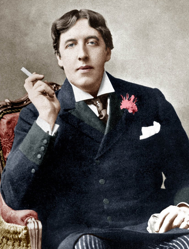 Portrait image of Oscar Wilde