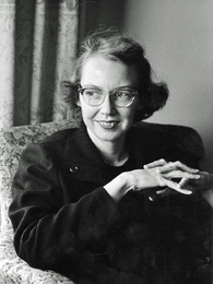 Poträttbild av Flannery O'Connor