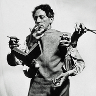 Poträttbild av Jean Cocteau