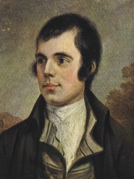 Poträttbild av Robert Burns