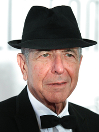 Porträttbild av Leonard Cohen