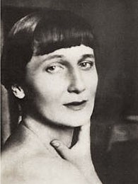 Författarporträtt av Akhmatova, Anna