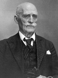 Poträttbild av Knut Hamsun